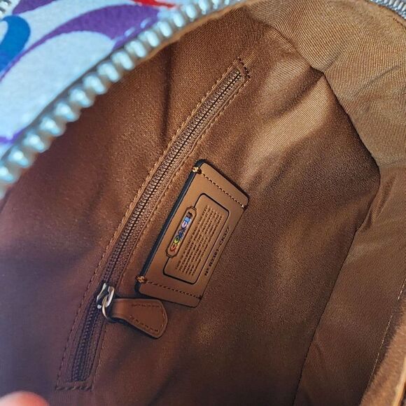 Coach Multicolor Signature Backpack Mini - Picture 7 of 7